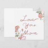 愛してるママ シーズンカード (正面/裏面)