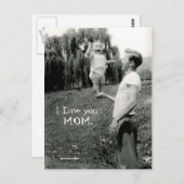 愛してるママ ポストカード (正面/裏面)