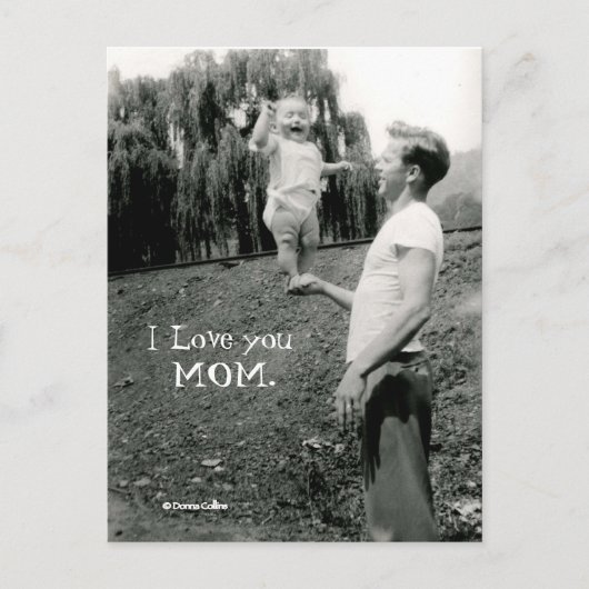 愛してるママ ポストカード (正面)