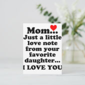 愛してるママ ポストカード (スタンド正面)