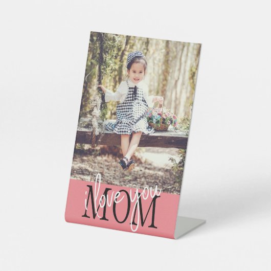 愛してるママ 台座サイン (正面)