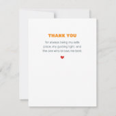 愛してるママ 母の日 フラット グリーティング カード (裏面)