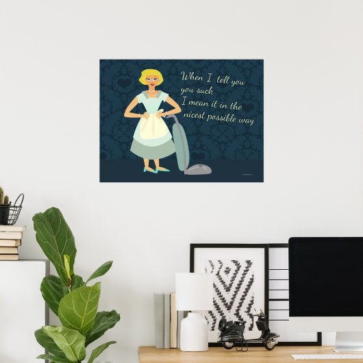 愛してる吸よ ポスター (ホームオフィス)