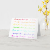 愛してる愛してる愛してる愛してる愛してる愛するカード カード (黄色い花)