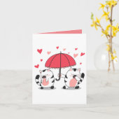 愛してる猫たち カード (黄色い花)