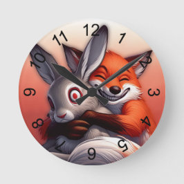 愛してる相棒！ ラウンド壁時計