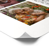 愛してる50の理由 50歳誕生日写真 ポスター (角)