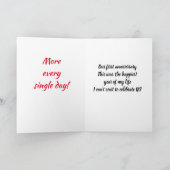 愛してる - あなたが私を幸せにしてくれる!!!! ラブカード カード (内部)