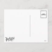 「愛してる」かわいいチャルブビクトリアンバレンタイン シーズンポストカード (裏面)