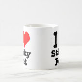 (愛してる) くさい足 コーヒーマグカップ (中央)