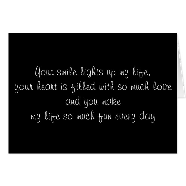 「愛してる！」という理由は いつでもラブカード (正面横)