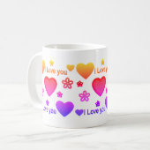 愛してる…どんな言葉よりも コーヒーマグカップ (正面左)