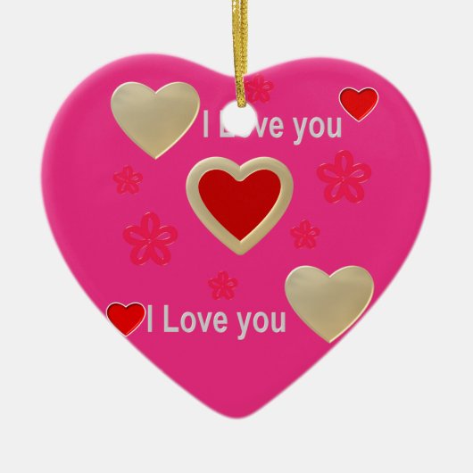 愛してる…どんな言葉よりも セラミックオーナメント (正面)