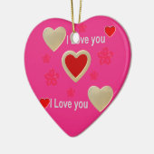 愛してる…どんな言葉よりも セラミックオーナメント (左)