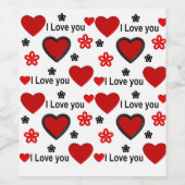 愛してる…どんな言葉よりも ワインラベル (シングルラベル)