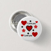 愛してる…どんな言葉よりも 缶バッジ (正面&裏面)
