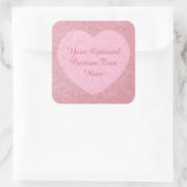 「愛してる」のステッカスタムカー スクエアシール (バッグ)