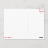 『愛してる』はがきを繰り返し… ポストカード (裏面)