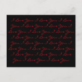 『愛してる』はがきを繰り返し… ポストカード (正面)