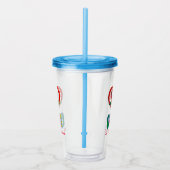 愛してる アクリルタンブラー (右)