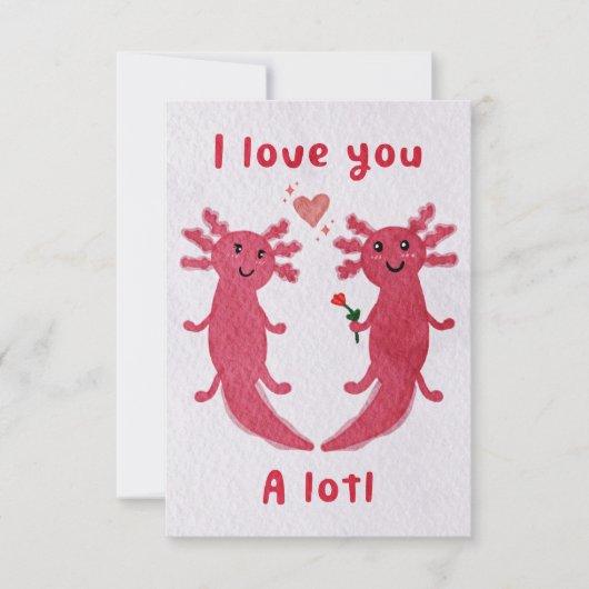 愛してる!アニバーサリー/バレンタイン・カード (正面)