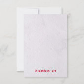 愛してる!アニバーサリー/バレンタイン・カード (裏面)