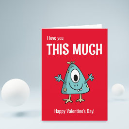 愛してる エイリアン バレンタインデー シーズンカード