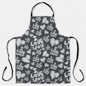 愛してる エプロン (正面)