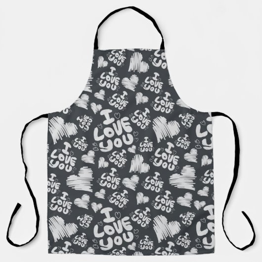 愛してる エプロン (正面)