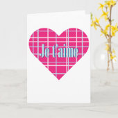 愛してる カード (黄色い花)