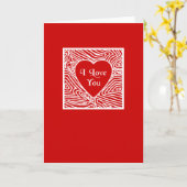 愛してる カード (黄色い花)