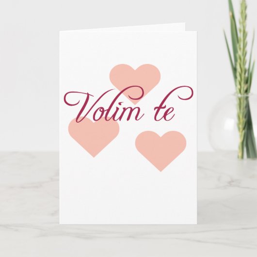 愛してる カード (正面)