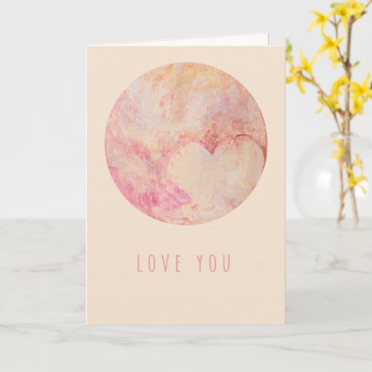 愛してる カード (黄色い花)