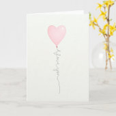 愛してる カード (黄色い花)