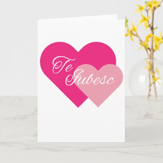 愛してる カード (黄色い花)