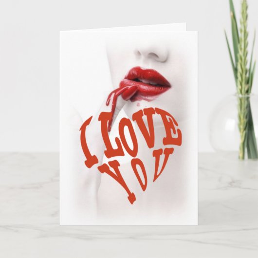 愛してる カード (正面)