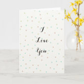 愛してる カード (黄色い花)