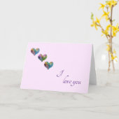 愛してる カード (黄色い花)