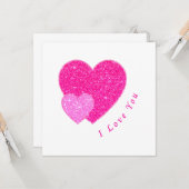 愛してる カード (正面/裏面インサイチュ)