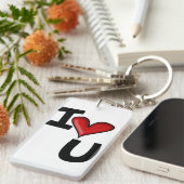 愛してる キーホルダー (正面右)