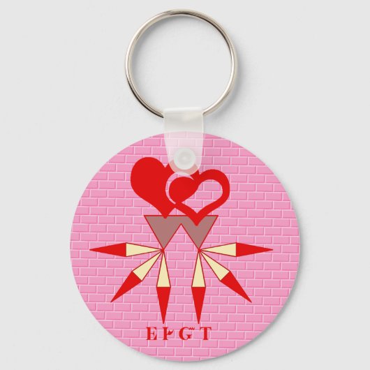 愛してる キーホルダー (正面)