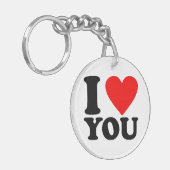 愛してる キーホルダー (正面左)