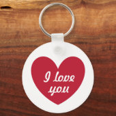 「愛してる」 キーホルダー (正面)
