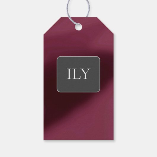 「愛してる」ギフトタグ ギフトタグ (正面)