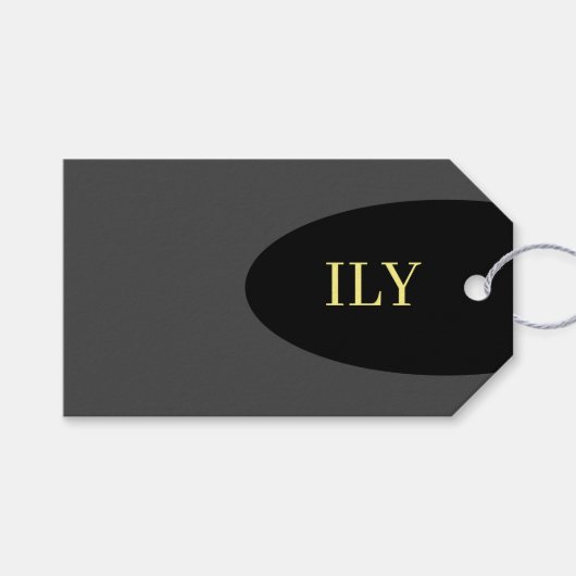 「愛してる」ギフトラベル ギフトタグ (正面(横))