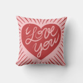 愛してる クッション (正面)
