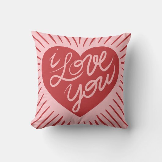 愛してる クッション (正面)