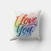 愛してる クッション (裏面)