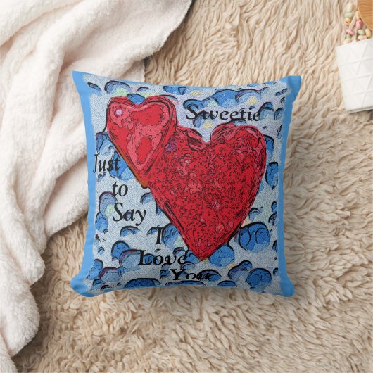 愛してる クッション (ブランケット)