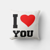 愛してる クッション (正面)